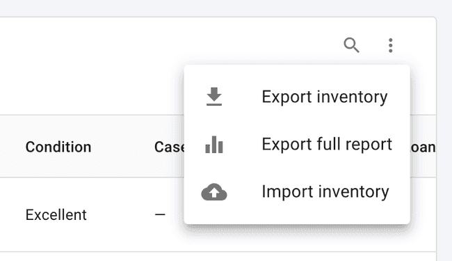 Export Full Inventory Report - See all inventory items