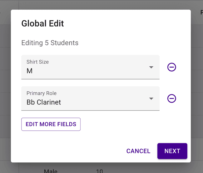 Update multiple fields at once